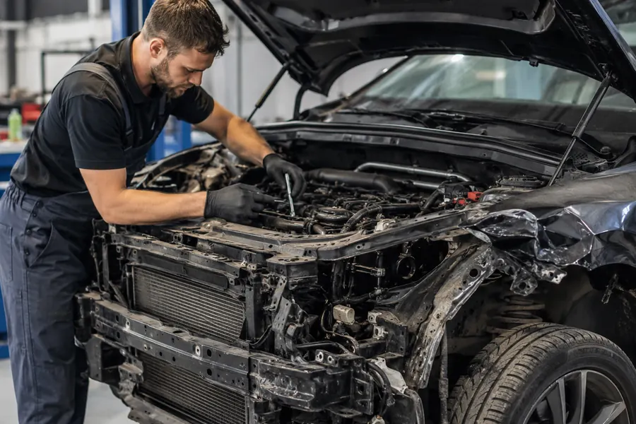 Wiederaufbau und Reparatur